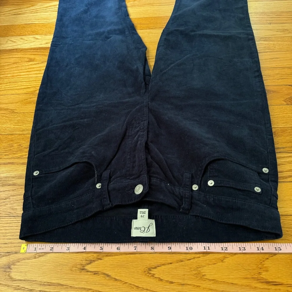 J.Crew Women’s Vintage Straight Corduroy‎ Pants Navy Blue - Size 29